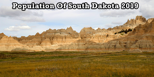 population of South Dakota 2019