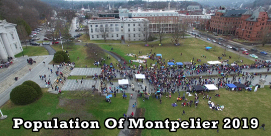 population of Montpelier 2019